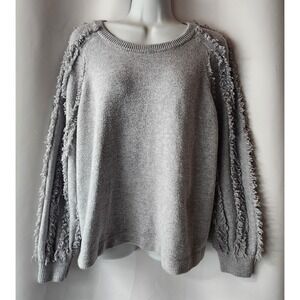 1.State‎ Women Gray Sweater Sweatshirt M